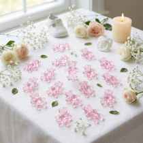 Artikel Streudeko Bärchen Rosa Kunststoff 3,5cm 60 Stück