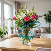 Artikel Aluminiumdraht Ø2mm Türkis 3m Rolle für Bastelarbeiten und Dekorationen