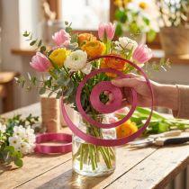Artikel Aluminium Flachdraht Pink 5mm x 1mm 2,5m für Bastelarbeiten und Dekoration