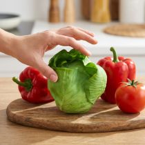 Artikel Eisbergsalat künstlich Real-Touch Kunststoff Ø12cm Grün