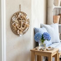 Artikel Maritime Wanddekoration DIY-Set mit Dekoring Ø38cm, Anker und Muscheln