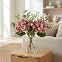 Artikel Künstliche Hortensien Rosa Mauve Ø15cm Länge 58cm 2er-Set