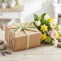 Artikel Geschenkband aus Papier geflochten 20mm 10m Grün