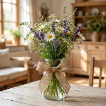 Artikel Dekoband Jute 25mm Breite Naturfarben Juteband 10m für Geschenk- und Tischdekoration