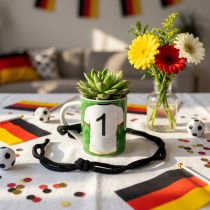 Artikel Mini-Keramiktasse Deutschland-Trikot Nr. 1 Ø4cm H5cm mit Kordel