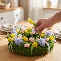 Artikel Mooskranz 20 cm Grün mit Styroporkern für kreative Floristik 4 Stück
