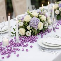 Artikel Kunststoff-Perlen Ø8mm Violett 250 Stück zur Dekoration