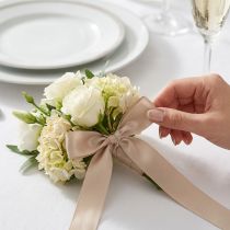 Artikel Taftband Beige 50 m Verschiedene Breiten