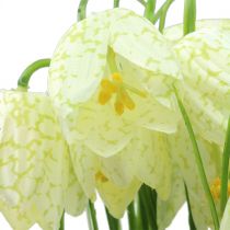 Artikel Schachbrettblumen künstlich Weiß und Grün 40 cm 12er-Strauß