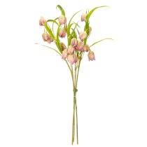 Artikel Kunstblume Schachblume 60cm Rosa 3er-Set für Wohnräume