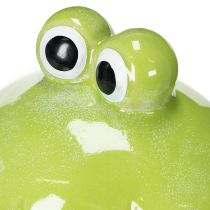 Artikel Keramik-Frosch grün 18 cm für Wohnzimmer- und Tischdekoration