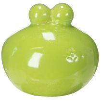 Artikel Keramik-Frosch grün 18 cm für Wohnzimmer- und Tischdekoration