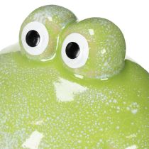 Artikel Deko-Frosch Tierfigur aus Keramik 10 cm grün für Wohnraum- und Schreibtischgestaltung
