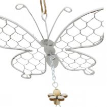 Frühlingsdeko, Metallschmetterlinge, Ostern, Dekoanhänger Schmetterling 2St