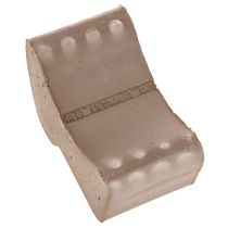 Artikel Blumentopf-Füße aus Ton in Umbrabraun 7 cm 3er-Set