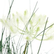 Binsen Gras Künstlich Blüte Kunstblumen im Topf 56cm