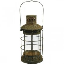 Gartendeko Rost, Laterne Garten, Metall Windlicht Ø17cm H33cm
