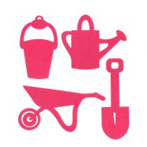 Artikel Gartengeräte Filz Pink 24 St