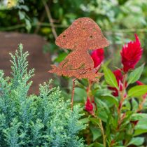 Gartenstecker Pilz Rost Fliegenpilz Herbstdeko Garten 47cm