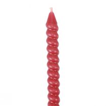 Artikel Gedrehte Kerzen Spiralkerzen Pink Ø1,4cm H18cm 4St