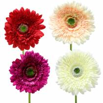 Artikel Gerbera künstlich Ø10cm L62cm Verschiedene Farben