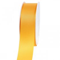 Artikel Geschenkband Dekorationsband Orange Seidenband 40mm 50m