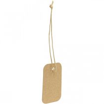 Geschenkanhänger Natur Schildchen Papier 3,5x6cm 100St