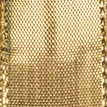 Artikel Geschenkband aus Polyester und Polyamid mit Drahtkante 25mm x 25m Gold