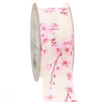 Artikel Geschenkband Kirschblüten Stoffband Hanami 40mm 20m