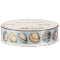 Artikel Geschenkband mit Muschelmuster für maritime Dekoration und Geschenke