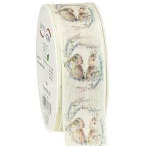 Artikel Geschenkband Ostern Schleifenband Hasen 40mm 18m