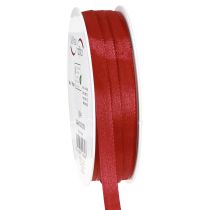 Artikel Geschenkband Rot Dekoband Taftband Hellrot 10mm 50m