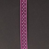 Artikel Geschenkband aus Polyester 2,5 cm x 20 m Rosa mit Punktemuster für Dekoration und Geschenkverpackung