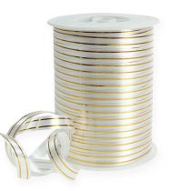 Splittband 2 Goldstreifen auf silber 10 mm 250m