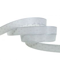 Geschenkband Grau 10mm 25m