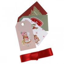 Artikel Geschenkpapier Weihnachten Papier 50×70cm Rot Weiß 4 Bögen Set