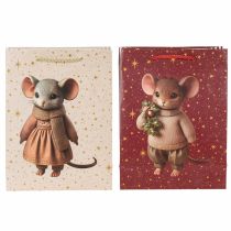 Artikel ProductNameWeihnachtsgeschenktüten mit Mausmotiv und Sternen, 18 x 8 x 24 cm, 2 Stück/ProductName
ProductDescription<h2>Weihnachtsgeschenktüten mit Mausmotiv zum Verpacken kleiner Geschenke</h2>
<p>Die Geschenktüten mit Mausmotiv und Sternen sind für das