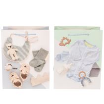 Artikel Geschenktaschen Set 2-teilig Papier 23 cm kindgerechtes Baby Jungen Motiv