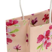 Geschenktüten mit Blumen 20cm x 11cm x 25cm 6St