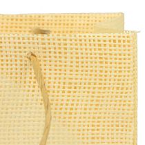 Artikel Geschenktüten gewebt Papier Vanille Orange Rosa 20×10×10cm 6St