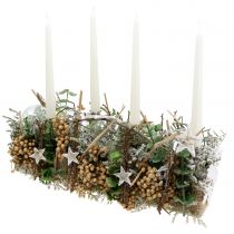 Artikel Birkensterne beschneit 4cm Natur 60 St