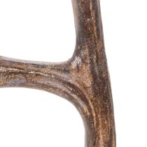 Artikel Deko Geweih künstlich Polyresin Braun Gold 29cm 2er-Set Innenbereich