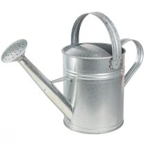 Artikel Deko Gießkanne Retro Design Metall Silber 42x15,5x27cm