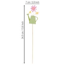 Artikel Gießkannenstecker für frühlingshafte Dekoration im Garten oder Blumentöpfen 12St