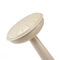 Artikel Vintage Metall Gießkanne Cremeweiß, Dekorativ und Funktional, Pflanzkanne für Trockenblumen und Kunstblumen, Zimmergießkanne, 26cm H, 5 Liter