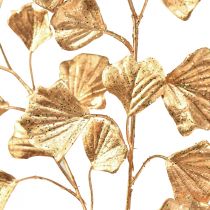 Artikel Gingko Zweig Deko Kunstpflanze Bronze Glitter 84cm