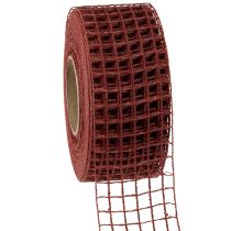 Artikel Gitterband 4,5cm x 10m Bordeaux