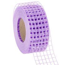 Artikel Gitterband lila 4,5 cm x 10 m Dekoband aus Kunststoff für Bastelarbeiten