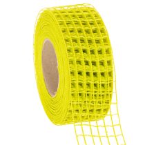 Artikel Netzband Gelb Polypropylen 4,5 cm x 10 m für Dekoration