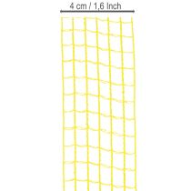 Artikel Netzband Gelb Polypropylen 4,5 cm x 10 m für Dekoration